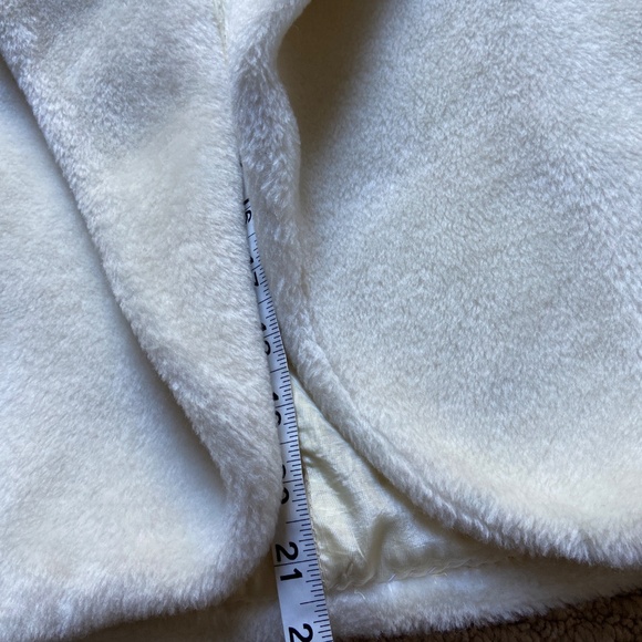 Vintage 1960’s Faux Fur Cape Evening Jacket Sz L - Picture 3 of 7